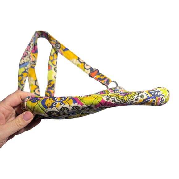 Vtg Y2K Vera Bradley Rio Colorful Floral Quilted Hipster Swing Crossbody Bag - Picture 3 of 7